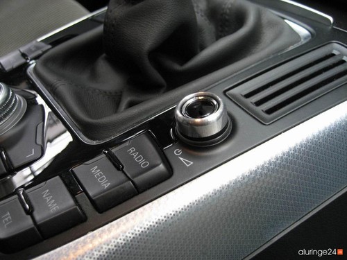 AUDI A4 8K A5 8T Aluring Alu Lautstärkeregler MMI QUATTRO S-LINE RS4 S5 - Bild 1 von 2