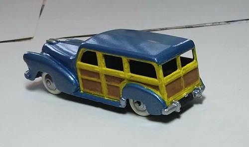 Dinky 1946 Cadillac Woody Estate 1 Of 1 Mint Condition , Modified Plymouth . - Picture 4 of 5