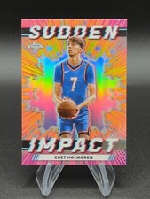 Chet Holmgren 2023-24 Topps Chrome Basketball Sudden Impact Insert - Thunder