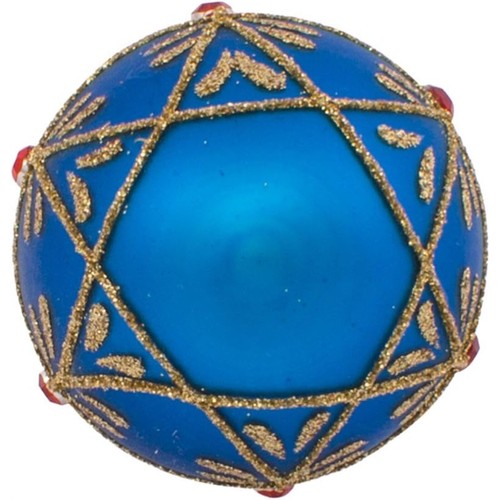 Faberge Inspired Decorative Eggs Glass Christmas Ornaments Set of 9 - Picture 8 of 8