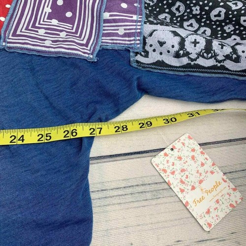We the Free Shibuya Tunic Boho Patchwork Size Small - Picture 9 of 15