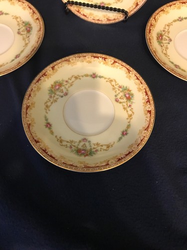 Noritake Vtg. 4 Mystery 173 Saucer No Cups - Picture 2 of 4