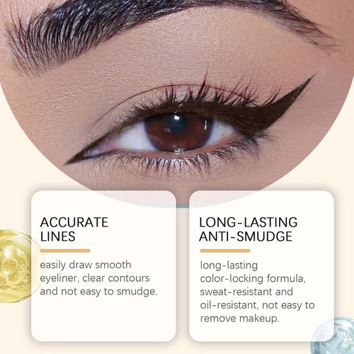 Lápiz delineador de ojos Persona impermeable, 24 horas impermeable dúo lápiz de ojos afilable - Imagen 8 de 21