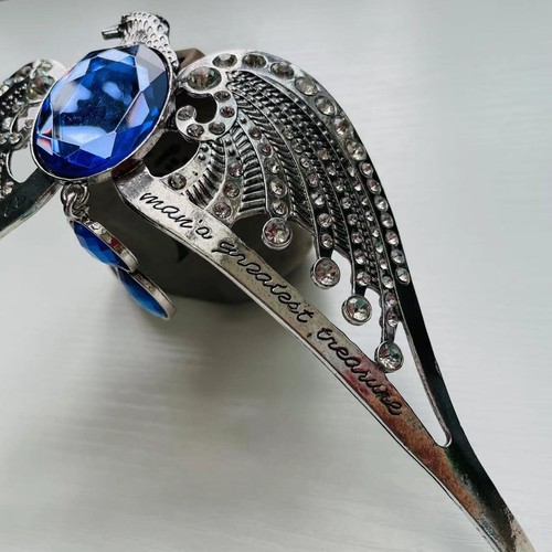 Juego de 4 anillos medallón cáliz de Lord Voldemort Horrocrux collar diadema Garra de cuervo - Imagen 11 de 12