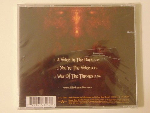 BLIND GUARDIAN - A VOICE IN THE DARK - SINGLE CD, 2010 - GERMANY - Picture 2 of 2