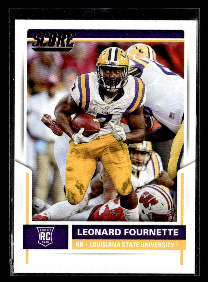 2017 Score #347 Leonard Fournette Rookie card