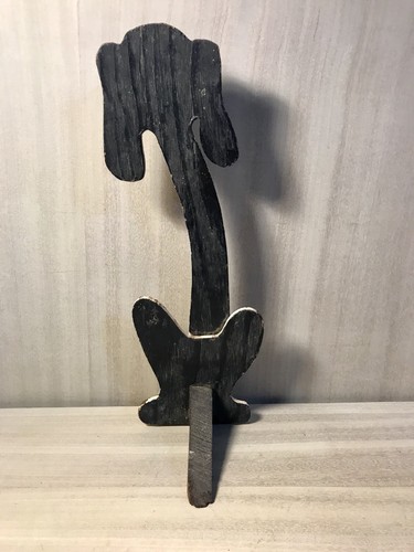 Vintage~Primitive~Folk Art~Wood~Hand Painted~Door Stop~English Setter~Figurine - Picture 5 of 7