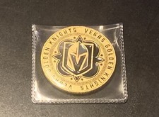 Vegas Golden Knights Hockey 2020-21 Season 4 Center Ice Logo Commemorative Coin