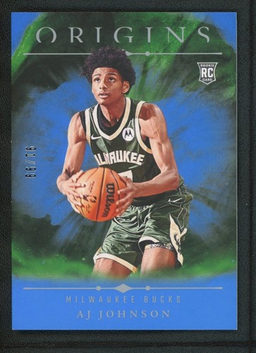 2024-25 AJ Johnson 91/99 Panini Origins Rookie RC #84