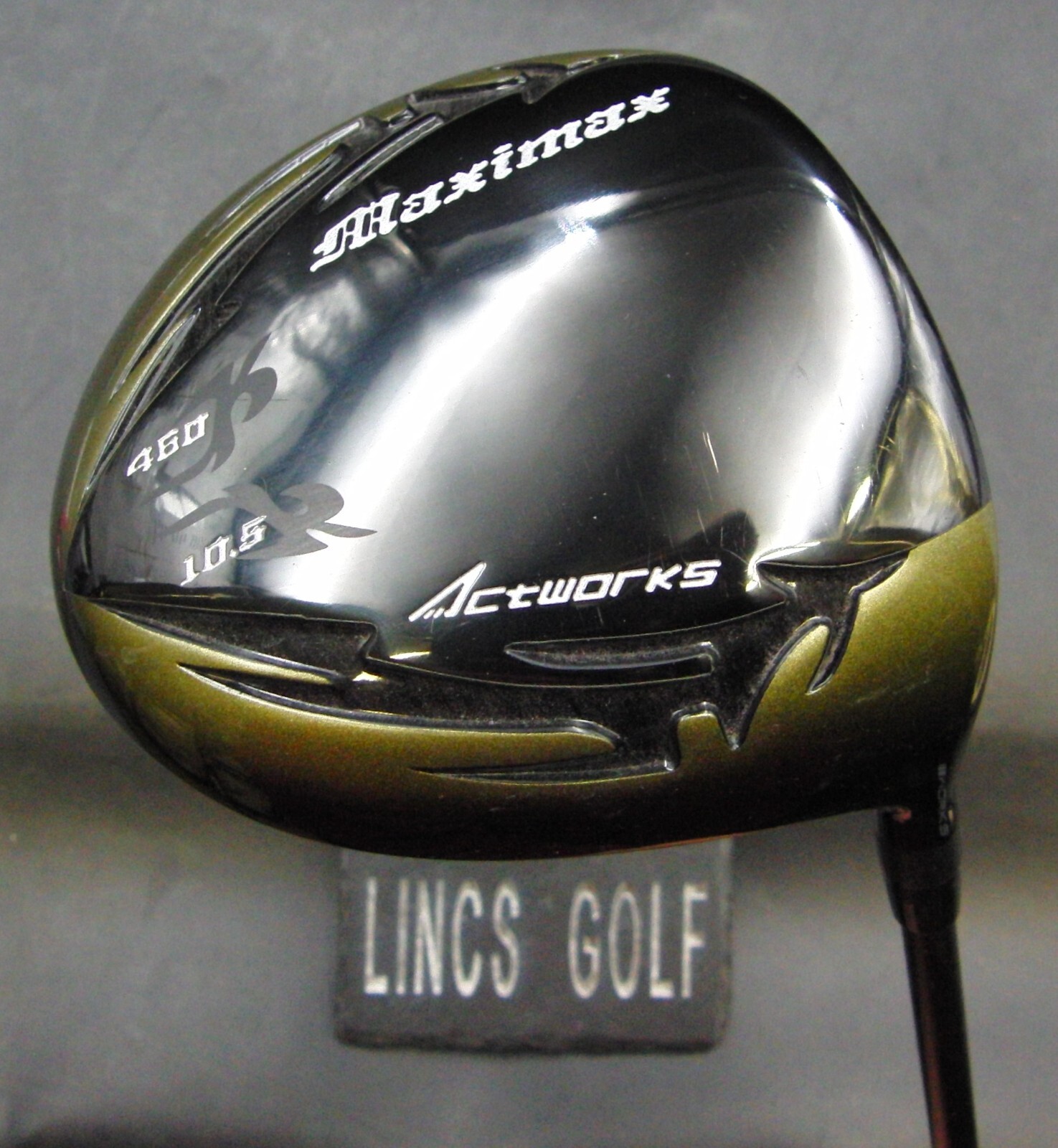 Maximax Actworks 460 10.5º Driver Regular Graphite Shaft Works Grip Maximax Actworks 460 10.5º Driver Regular Graphite Shaft Works Grip