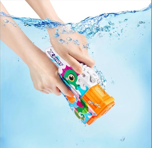 Wasserpistole Zuru X Shot Jr. 2 - 30 Fuß Reichweite 1 Sek. schnelles Befüllen Kinderspielzeug | Neu im Karton - Bild 4 von 20