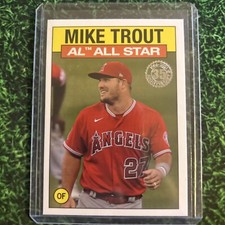 2021 Topps - 1986 Topps All-Star Baseball #86AS23 Mike Trout