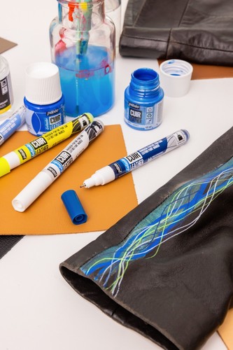 Pebeo Setacolor Permanent Fabric Leather Paint Markers, Assorted Colours - Picture 4 of 18