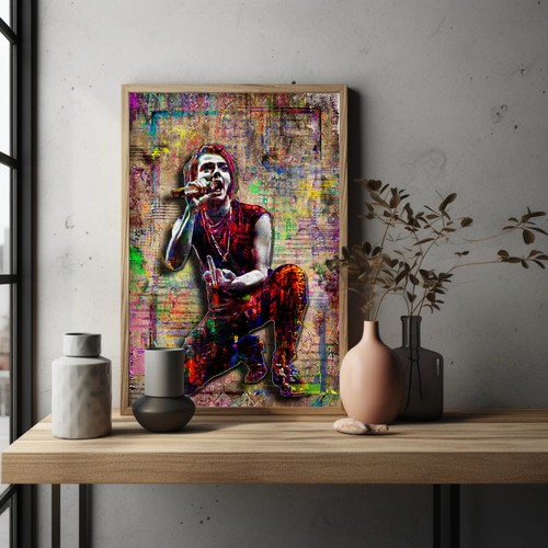 Gerard Way of My Chemical Romance Poster, Gerard Way Tribute Fine Pop Art 4 - Bild 6 von 6