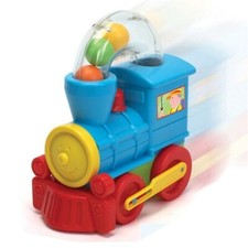 Baby Kleinkind Ball Blasen Lok Push Along Kinder Zug Spielzeug Kinder Geschenk.