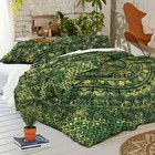 Indian Ombre Mandala Cotton Bedding Set Double King Size Quilt Duvet Cover Set
