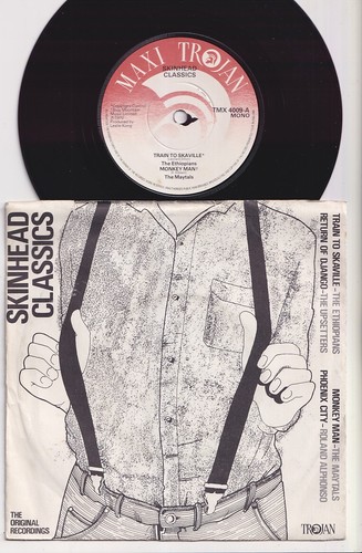 SKINHEAD CLASSICS EP * 1980 UK TROJAN 7" EP * 60's REGGAE SKA ROCKSTEADY *Listen