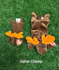 1993 Chocolate the Moose TY Beanie Babies with McDonald’s Teenie