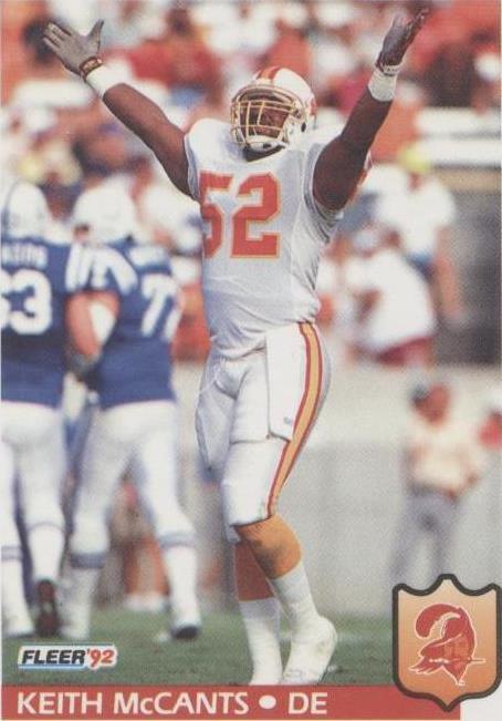 1992 Fleer Keith McCants #406 - 1 of 2
