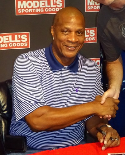 Darryl Strawberry Signed New York Mets St Patrick's Day Jersey (JSA COA) - Picture 6 of 7