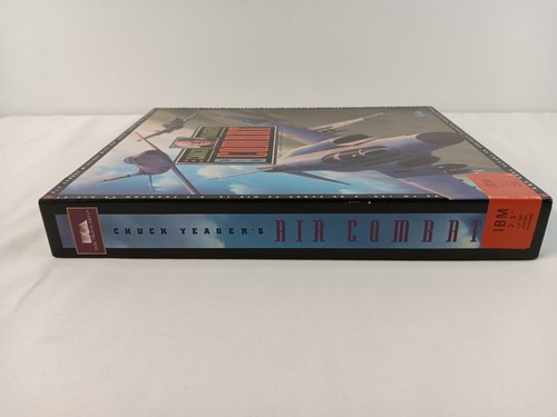 CHUCK YEAGER'S AIR COMBAT Vintage 1991. IBM PC 5.25 DIsk CIB Completo. - Imagen 10 de 13
