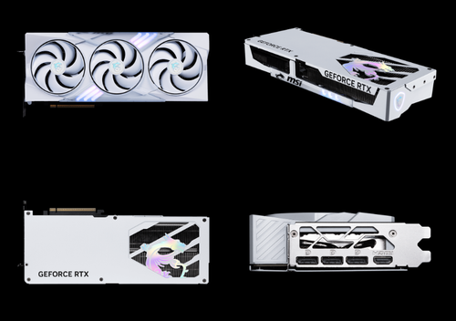 WHITE GDDR7 Graphics Card MSI GeForce RTX 5070 12G GAMING TRIO OC - Picture 8 of 8
