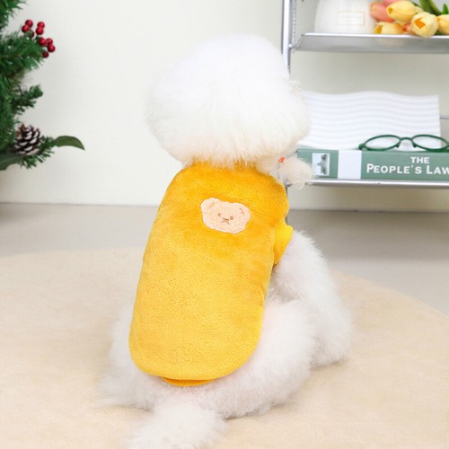 Cucciolo Pet Cane Gatto Caldo Pile Gilet Vestiti T Shirt Maglione Cappotto Invernale Abbigliamento// - Foto 25 di 47