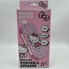 New Hello Kitty Bluetooth Portable Rechargeable Speaker Iox4 Water Resist Samrio