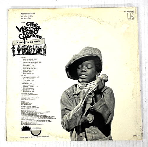 The Voices Of East Harlem ~ Orig. Promo LP/Vinyl 1970 Gatefold w/Insert NM~11 - Picture 2 of 7