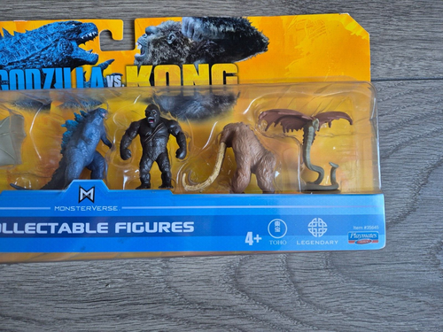 Godzilla vs Kong Collectable Mini Figures 6 Pack 2" tall NEW SEALED - Foto 3 di 4