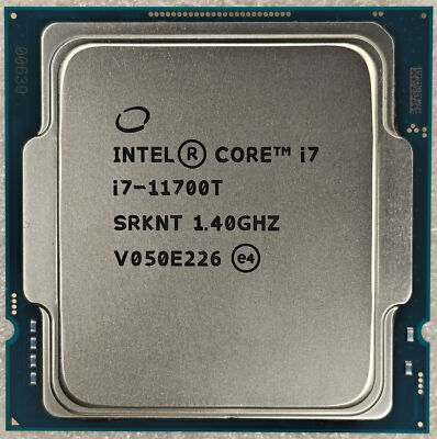 11Th Gen Intel Core i7-11700T LGA1200 CPU Processor 1.4-4.6 GHz 8C/16T 16MB 35W