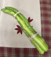 Realistic Vegetable Faux Fake Food ASPARAGUS SPEARS BUNDLE Display Prop A3