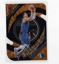 **2021/22 PANINI ELITE LUKA DONCIC POWER FORMULAS ORANGE DIE-CUT