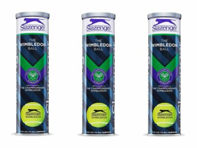 Slazenger Wimbledon 3 x  4-Ball-Dose 340918, Gelb, Einheitsgröße 