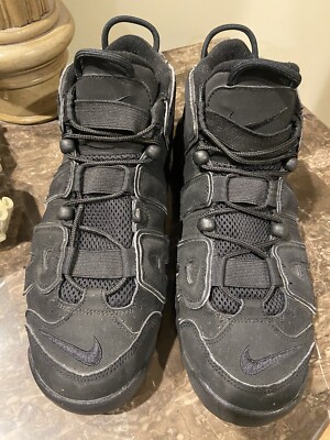 NIKE AIR MORE UPTEMPO SIZE 11.5 BLACK VOLT | eBay