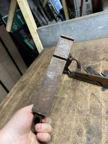 Vintage alter früher Stanley Nr. 78 Falz Handhobel Metallwerkzeug Holz Arbeitsteile USA - Bild 6 von 16