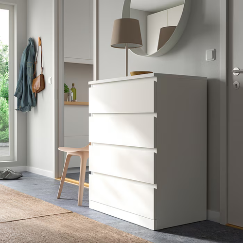 IKEA MALM Chest of Drawers – 2 3 4 6 Drawer Bedroom Storage Unit Modern - Picture 20 of 29