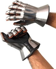 Medieval Functional Metal Hourglass Gauntlets 18G Large Size LARP Cosplay Armor