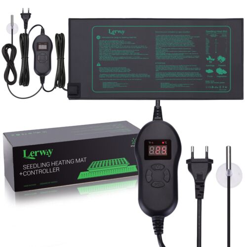 Sämling Heizmatte Wärmematte mit Thermostatregler Terrarium Heizkissen EU 30W CF - Bild 4 von 12