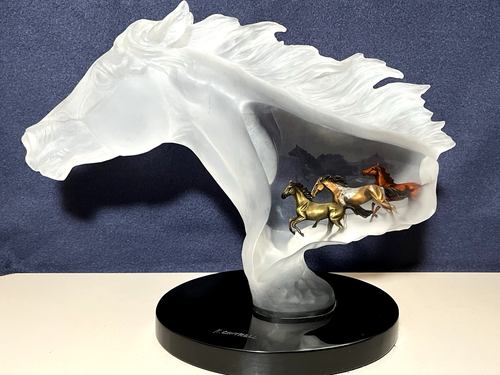 Artist Kitty Cantrell Untamed Spirit Sculpture 88/950 Starlight Studios - Picture 3 of 11