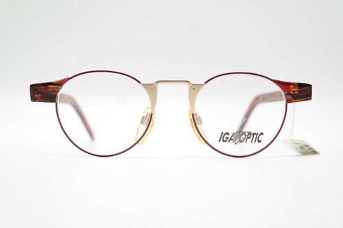 IGA Optic San Marco  44[]18 140 Braun Gold oval Brille Brillengestell Neu - Picture 1 of 6