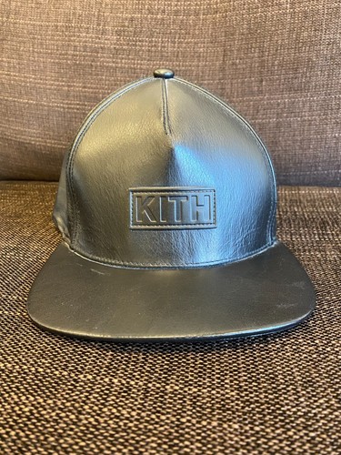 Kith Leather Hat Black Cap 5-Panel 5 Panel Authent