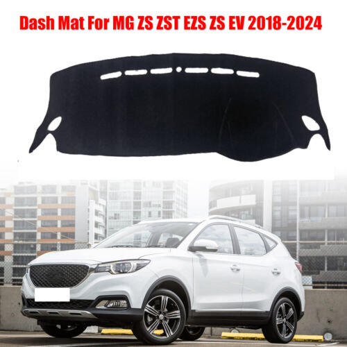 FOR MG ZS ZST ZS 2018-2024 Non-Slip Car Front Dashboard Mat Dash Pad Cover Black - Picture 1 of 9