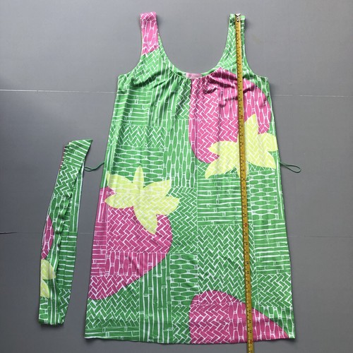 Lilly Pulitzer Women Small Sleeveless Dress Silk Cotton Strawberry Tropical - Picture 5 of 11