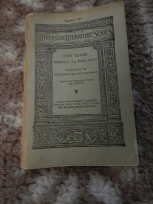Vintage Riverside Literature Series Number 137 The Iliad Books I Vi Xxii Xxiv Ebay ebay