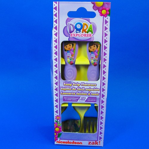 Flatware set Disney MINNIE MOUSE KIDS Lunch box fork/spoon DORA THE EXPLORER ZAK - Picture 9 of 10