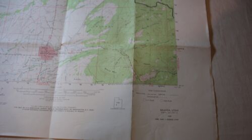 Beaver Utah Cuadrángulo USGS Mapa Topográfico Utah De Colección 1958 Doblado - Imagen 2 de 6