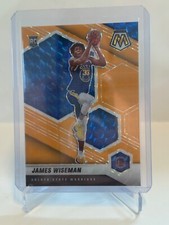 2020-21 Panini Mosaic Basketball - James Wiseman RC #205 Orange Fluorescent /25