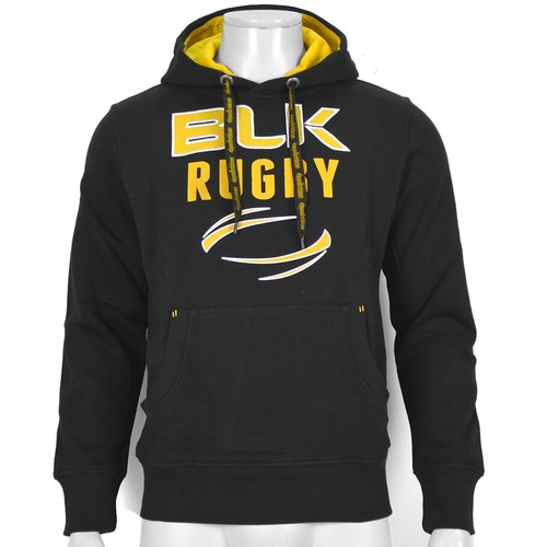 RUGBY BLK Hoodie Kapuzen Pullover Sweatshirt Herren Hoody gelb gold schwarz S - Bild 1 von 6