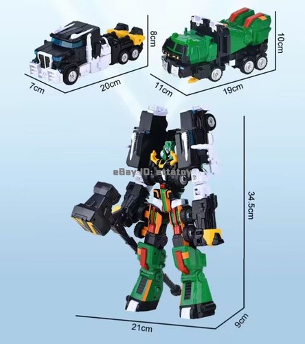 Tobot V GD Big Trail Beast Transform Combiner 2 en 1 coche figura juguete SIN caja - Imagen 8 de 13